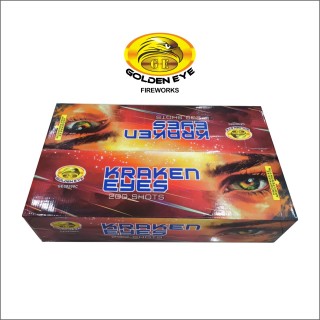 Kembang Api Kraken Eyes Cakes 0.8 inch 200 Shots - GE08200C 